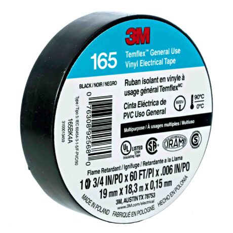 3/4" Black Electrical Tape