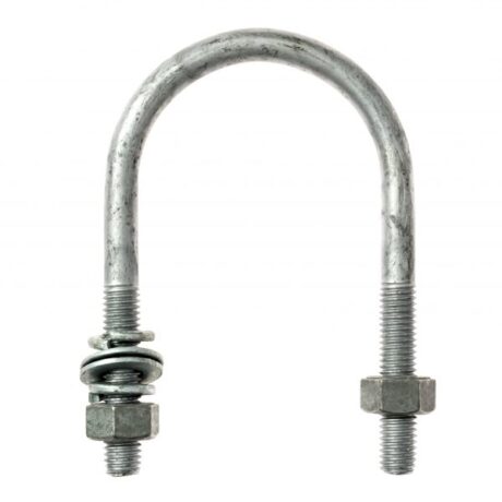 1/2" x 3" Galvanized U-Bolt Assembly