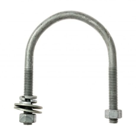1/2" x 3-5/8" Galvanized U-Bolt Assembly