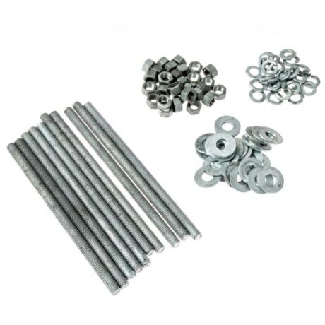 3/8" Galvanized 8" Threaded Rod Kit