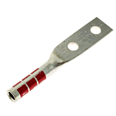 (2) #10 Hole 5/8" Spacing W/Inspection Window #8 Stranded Copper Compression Lug - Image 3