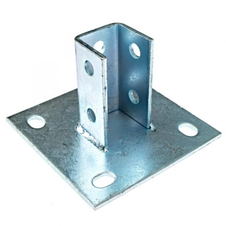 Steel Square Strut Base Connector (6 in. x 6 in.)