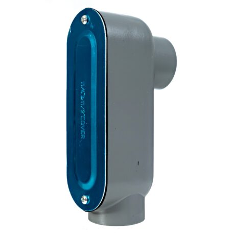 1-1/2" Die Cast Aluminum Type LB Conduit Outlet Body - Image 2