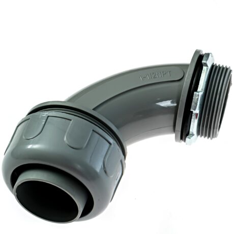 1-1/2 in. Liquid tight NM 90 Degree PVC Conduit Fitting Connector - Image 3