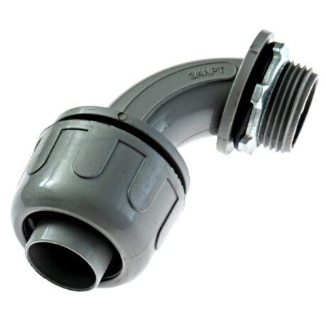 3/4 in. Liquid tight NM 90 Degree PVC Conduit Fitting Connector - Image 3
