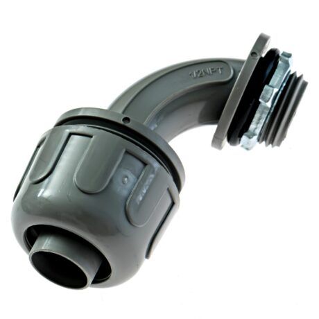 1/2 in. Liquid tight NM 90 Degree PVC Conduit Fitting Connector - Image 3