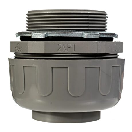 2 in. Liquid tight NM Straight PVC Conduit Fitting Connector