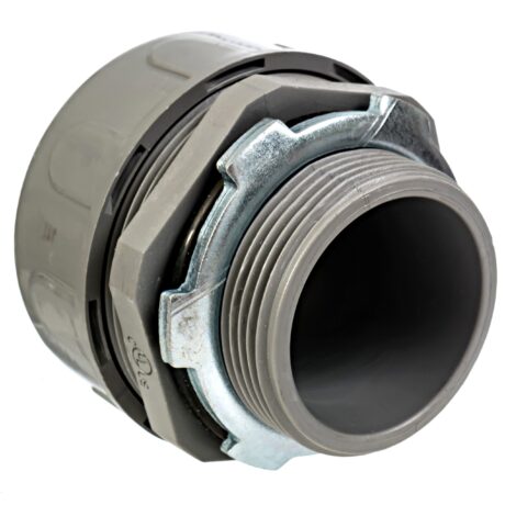 1-1/2 in. Liquid tight NM Straight PVC Conduit Fitting Connector - Image 3