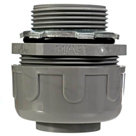 1-1/4 in. Liquid tight NM Straight PVC Conduit Fitting Connector
