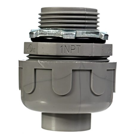 1 in. Liquid tight NM Straight PVC Conduit Fitting Connector