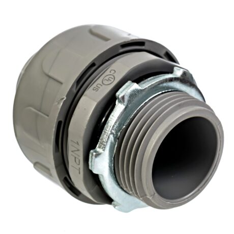 1 in. Liquid tight NM Straight PVC Conduit Fitting Connector - Image 3