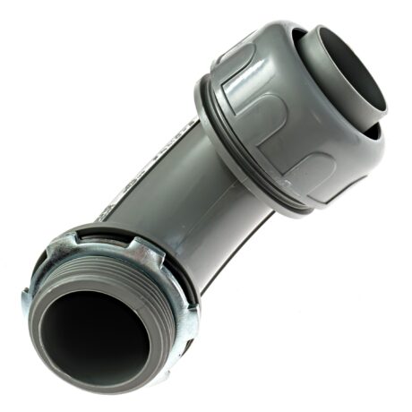1-1/2 in. Liquid tight NM 90 Degree PVC Conduit Fitting Connector - Image 2