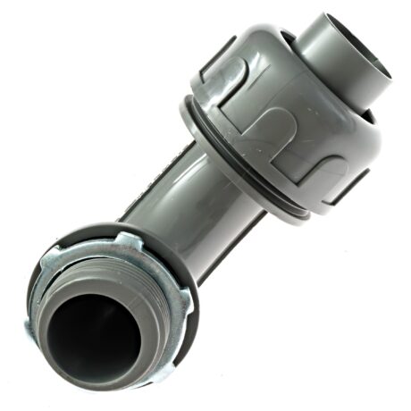 1 in. Liquid tight NM 90 Degree PVC Conduit Fitting Connector - Image 2