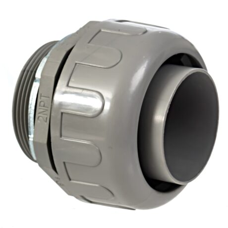 2 in. Liquid tight NM Straight PVC Conduit Fitting Connector - Image 2