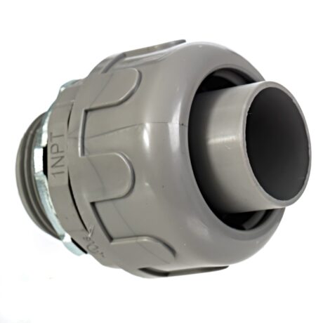 1 in. Liquid tight NM Straight PVC Conduit Fitting Connector - Image 2