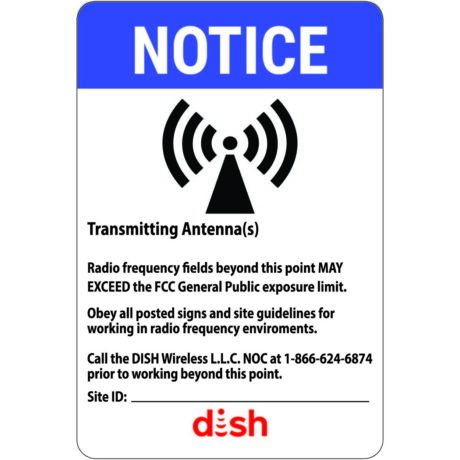 DISH Networks RF (Notice) Signage