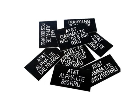 AT&T RRU Identification Placard (ALPHA 700)