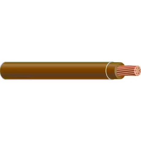 #14 AWG Brown Stranded THHN Wire