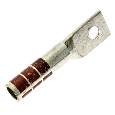 (1) 5/16" Hole W/Inspection Window #2 Stranded Copper Compression Lug - Image 3
