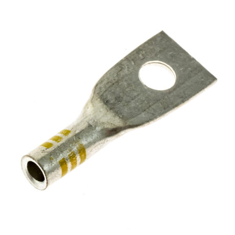 (1) #10 Hole (Short Barrel) W/Inspection Window #10-#14 Stranded Copper Compression Lug - Image 3