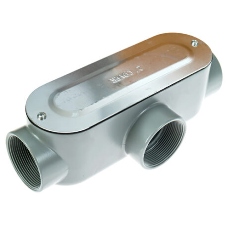 3" Aluminum T Conduit Body - Image 2