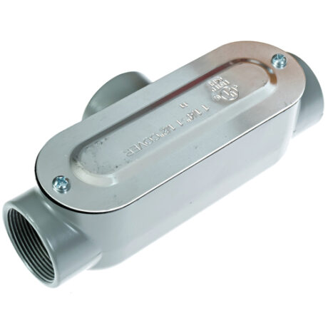 1-1/2" Aluminum T Conduit Body - Image 3
