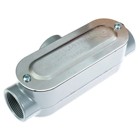 1-1/4" Aluminum T Conduit Body - Image 3