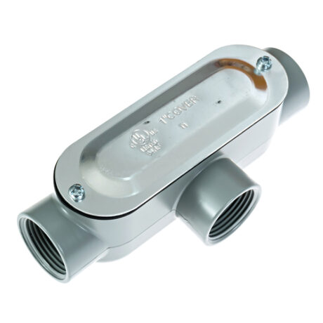 1" Aluminum T Conduit Body - Image 2