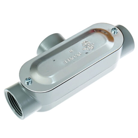 1" Aluminum T Conduit Body - Image 3