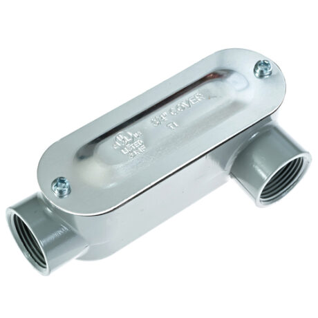 3/4" Aluminum LL Conduit Body - Image 2