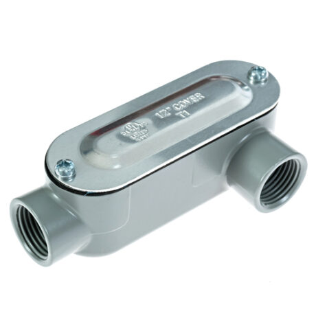 1/2" Aluminum LL Conduit Body - Image 2
