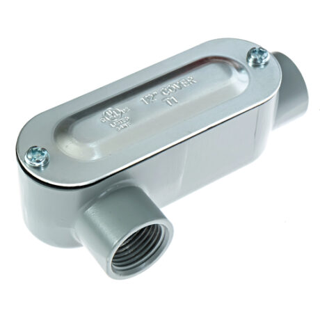 1/2" Aluminum LR Conduit Body - Image 2