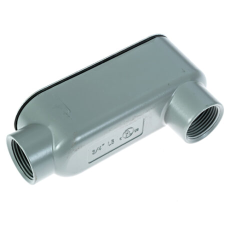 3/4" Aluminum LB Conduit Body - Image 2
