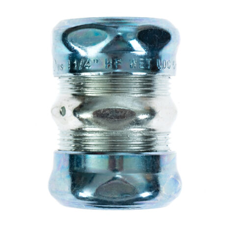 1-1/4" EMT Raintight Compression Coupling