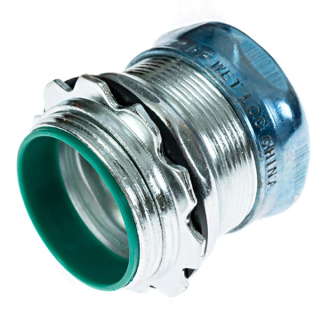 1-1/2" EMT Insulated Raintight Compression Connector - Image 2