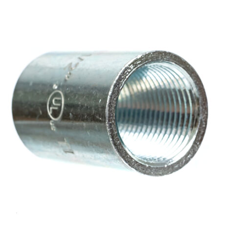 1/2" Galvanized Steel Rigid Conduit Coupling - Image 3
