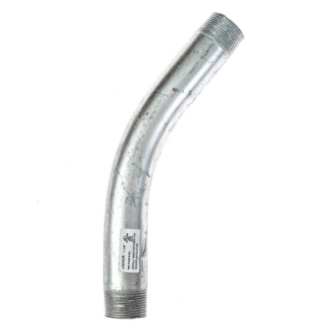 1-1/4" Rigid 22 Degree Conduit Elbow