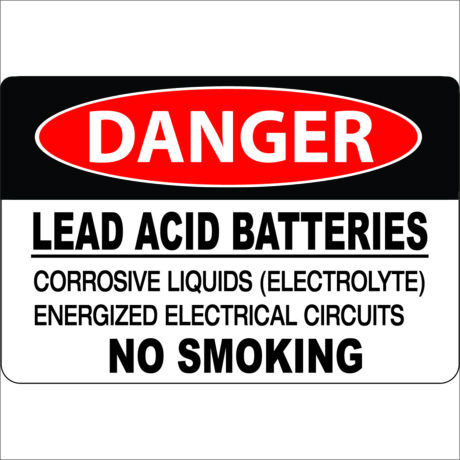 T-Mobile Cabinet  Danger/Corrosive Liquids Signage (B160) - Image 1
