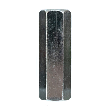 1/4-20 Zinc Allthread Coupling Nut - Image 1