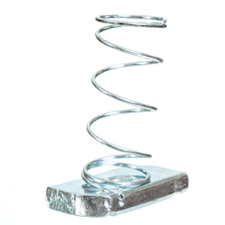 1/4-20 Strut Channel Mini Spring Nut, Standard Spring