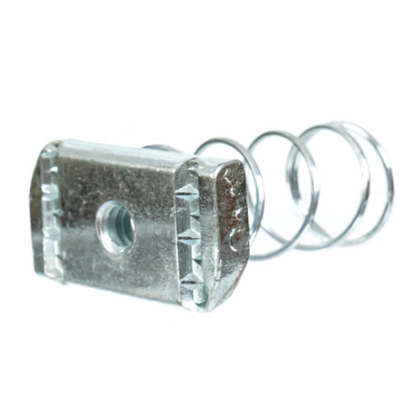 1/4-20 Strut Channel Spring Nut, Long Spring - Image 3