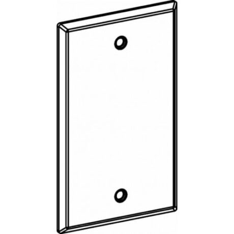 1-G WEATHERPROOF STEEL BLANK COVER DEVICE MOUNT- WHITE