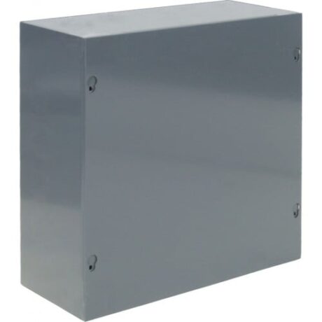 NEMA TYPE 1 SCREW COVER ENCLOSURE WITHOUT K.O. 12” X 12” X 4” - Image 1
