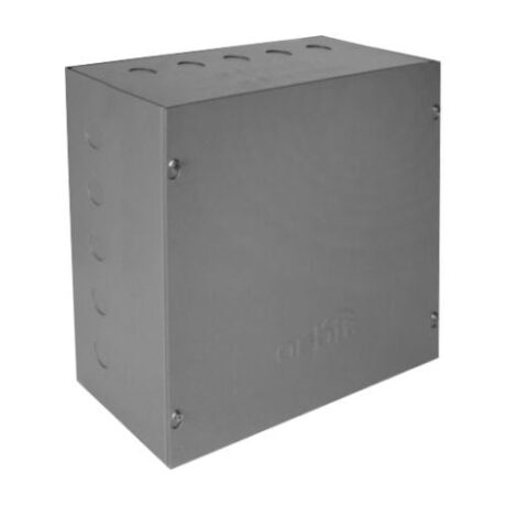 NEMA TYPE 1 SCREW COVER ENCLOSURE WITH 1/2” K.O., 12” X 12” X 6”