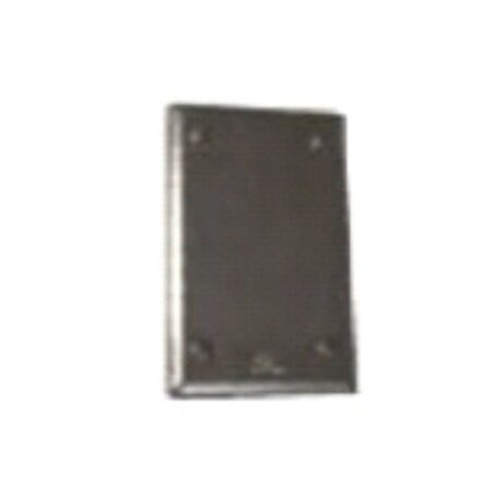 1-GANG CAST DEVICE BOX COVER, BLANK, STEEL