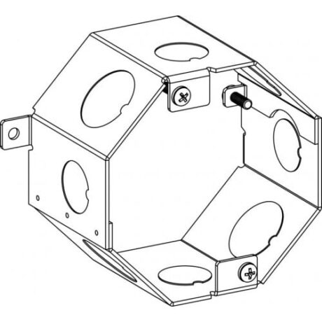 2-1/2” DEEP, 4” OCTAGONAL CONCRETE BOX
