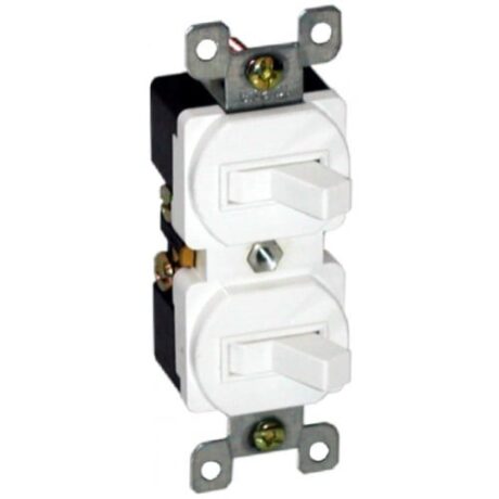 Two 15A Single Pole Toggle Switches
