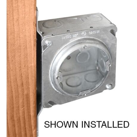 4S 1-1/4” RAISED STEEL PLASTER RING, DUAL DIR. - Image 3
