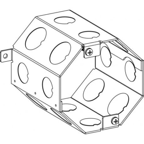 4” DEEP, 4” OCTAGONAL CONCRETE BOX