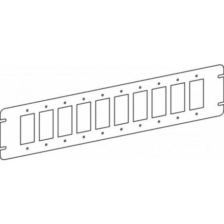 FLAT, 10-GANG SWITCH BOX DECORATIVE OR GFCI DEVICE COVER